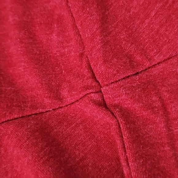 APT.9 Red V-neck Long Sleeve Tee - Picture 8 of 9
